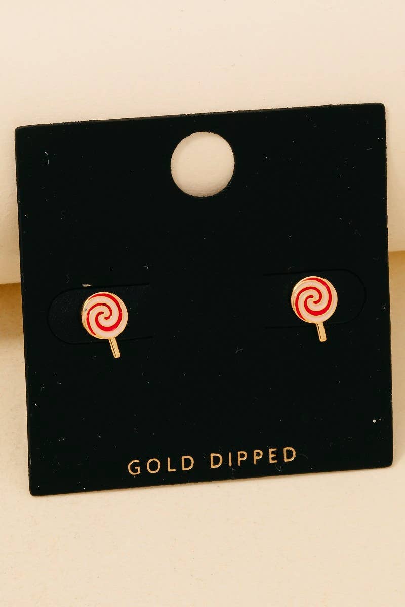 Lollipop Stud Earrings