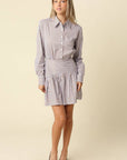 Versailles Stripe Mini Dress
