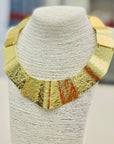 Floating Gold Collar Necklace