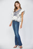 Greek Isle Embroidered Top