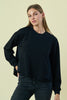 Soft Day Knit Top- Black