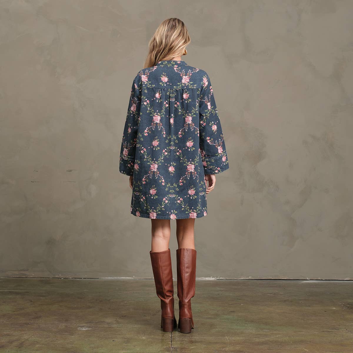 Country Fields Floral Mini Dress