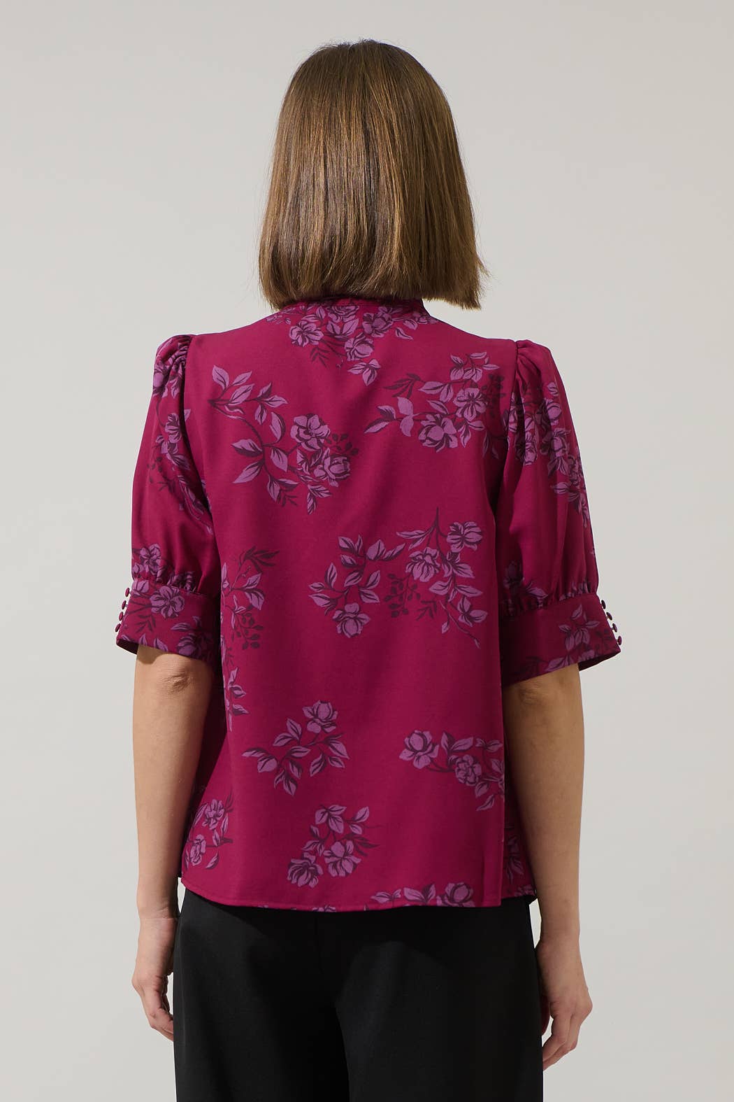 Maribel Floral Tie Top