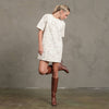 Western Girl Embroidered Mini Dress