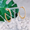 Precious Pearl Hoop Earrings