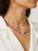 Pink and Pearl Beaded Necklace