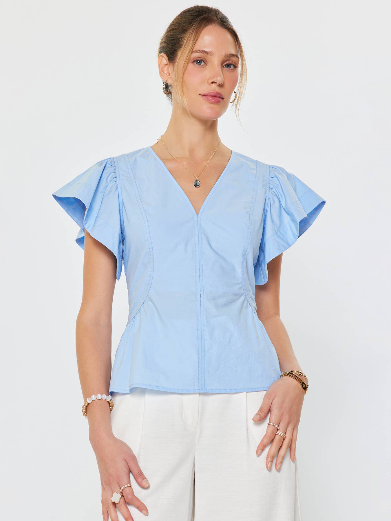 Garden Glow Peplum Top