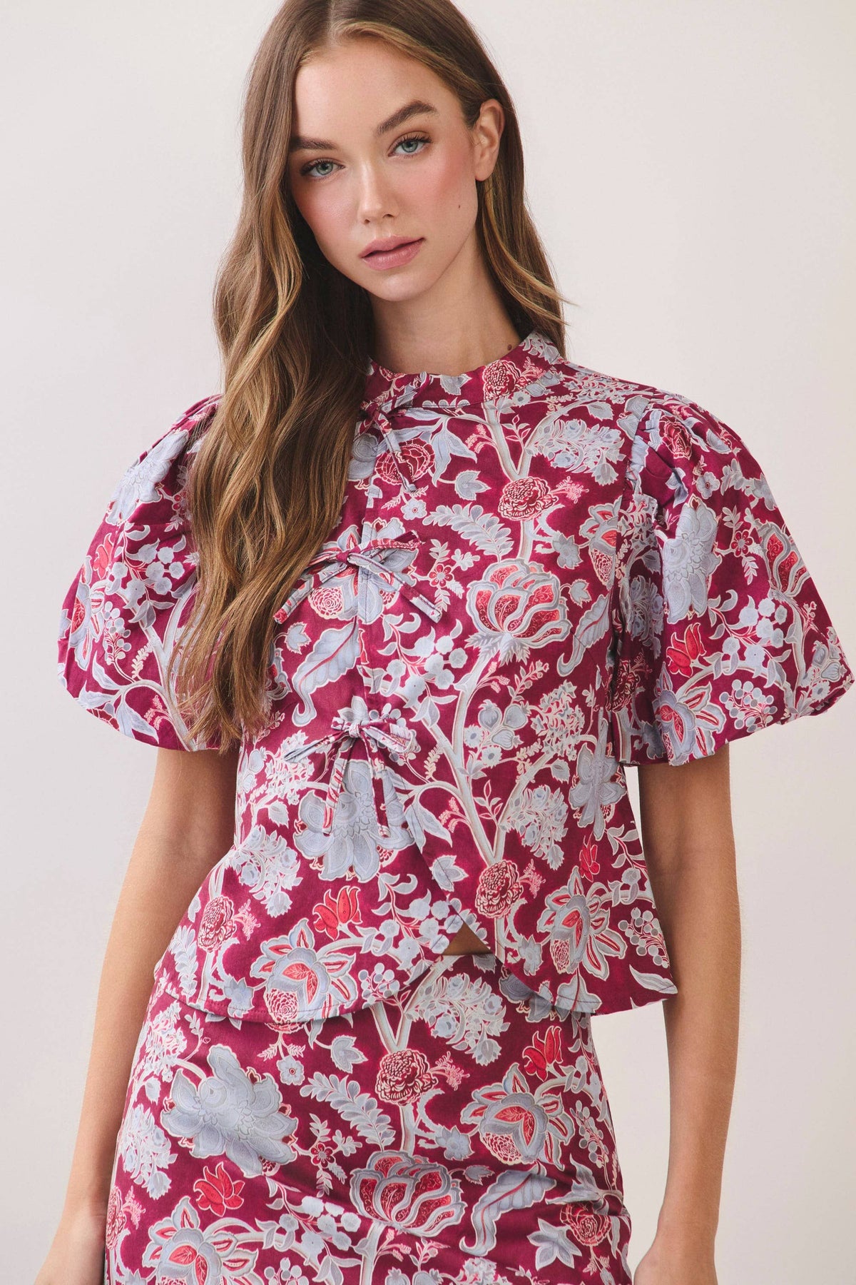Freya Floral Puff Sleeve Top