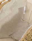 Straw Shell Braided Handle Bag