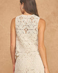 Wisteria Crochet Midi Skirt