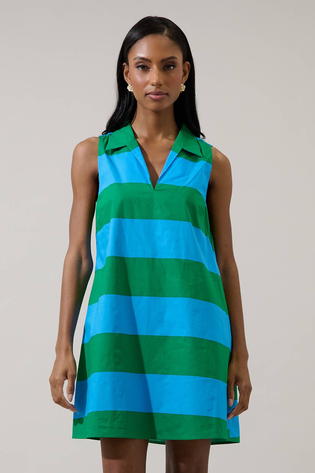 Turning Heads Striped Mini Dress