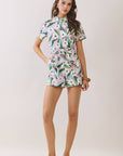 Sweet Like Spring Belted Romper