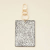 Animal Print Card Holder - Cheetah White