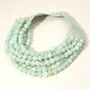 Chunky Beaded Necklace-Kelly Green