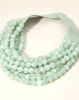 Chunky Beaded Necklace-Kelly Green
