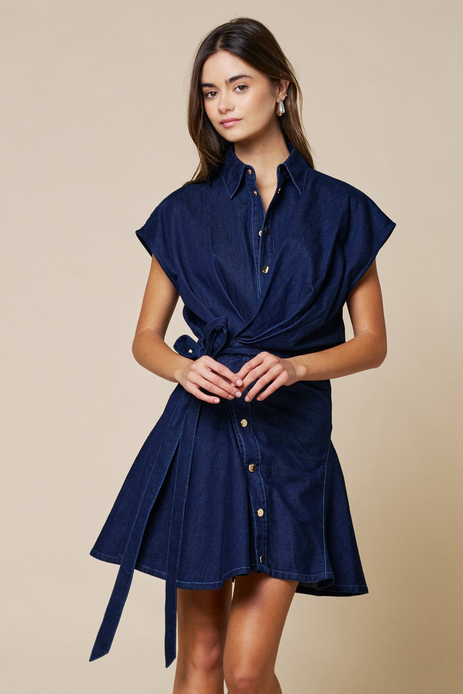 Downtown Denim Mini Dress