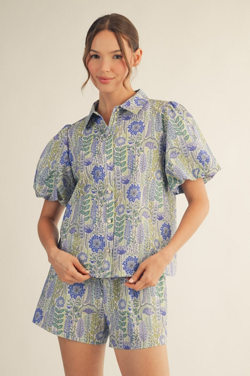 Juniper Gardens Button Down Top