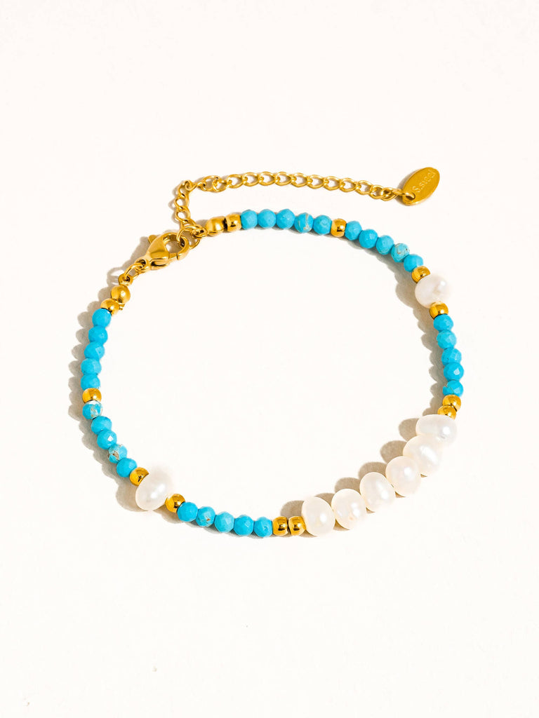 Boho Pearl Beaded Bracelet