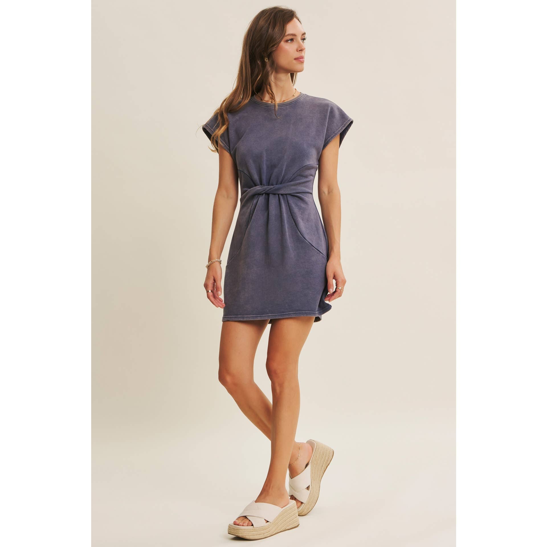Easygoing Terry Mini Dress