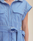 Shore Club Midi Dress-Royal