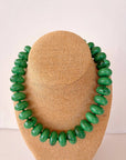 Rory Beaded Necklace-Emerald Green