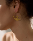 Bird Silhouette Hoop Earrings