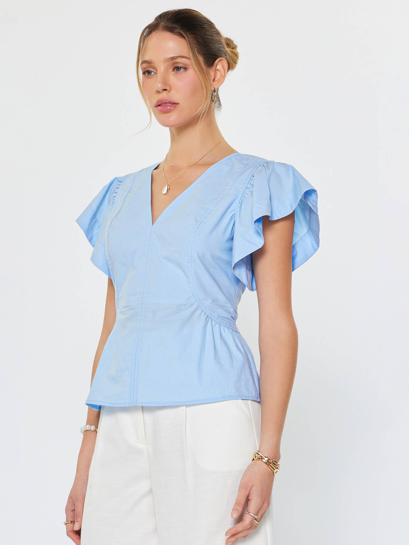 Garden Glow Peplum Top