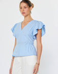 Garden Glow Peplum Top