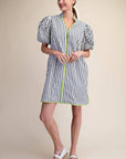 Madeline Stripe Mini Dress