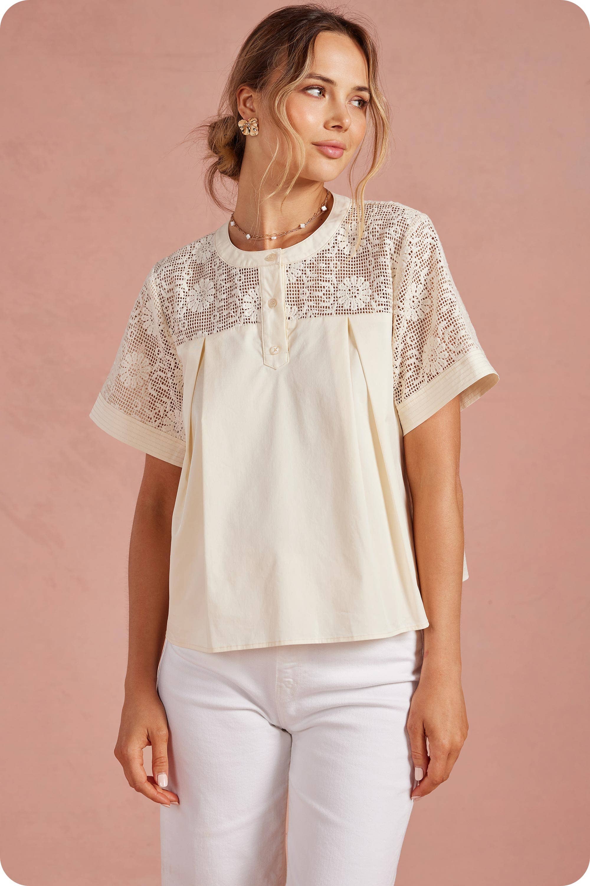Soft Serenity Top-Cream
