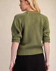Sunny Days Sweater Cardigan-Olive