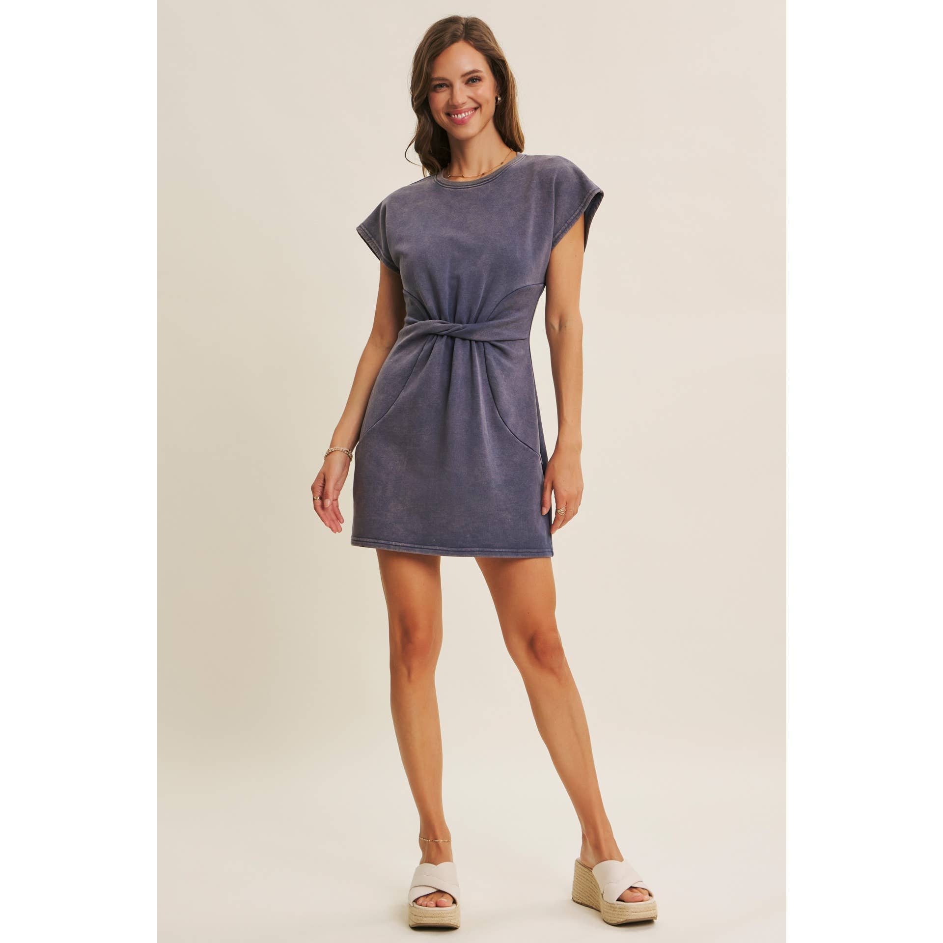 Easygoing Terry Mini Dress