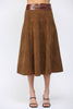 PREORDER: Fashion Walk Faux Suede Midi Skirt