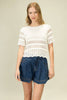 Crochet Crush Top-Off White