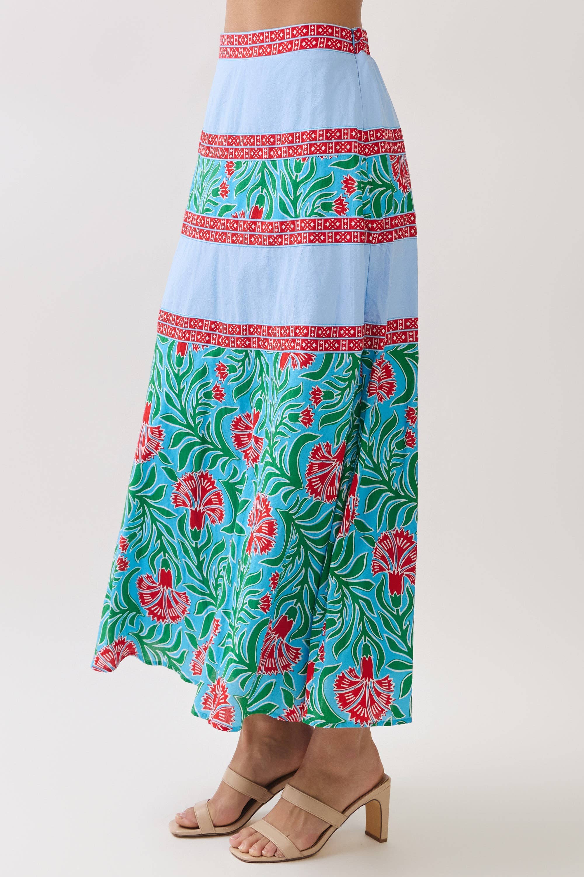Artisan Mosaic Maxi Skirt