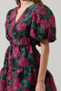 Rose Bud Kiss Jacquard Mini Dress