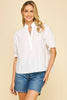My Type Poplin Top-Off White