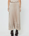 Amour Pleated Midi Skirt