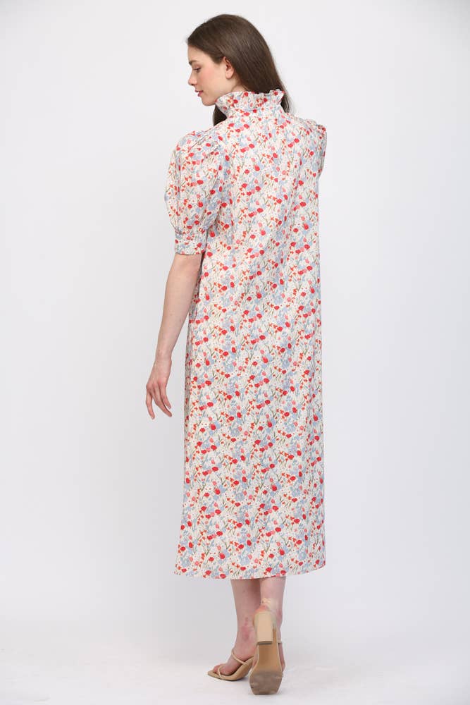 Charlotte Ruffle Maxi Dress