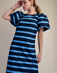 Mariselle Maxi Dress-Navy/Blue