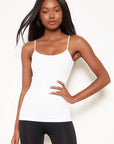 Ribbed Camisole-White