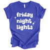 Friday Night Lights Tee-Royal Blue