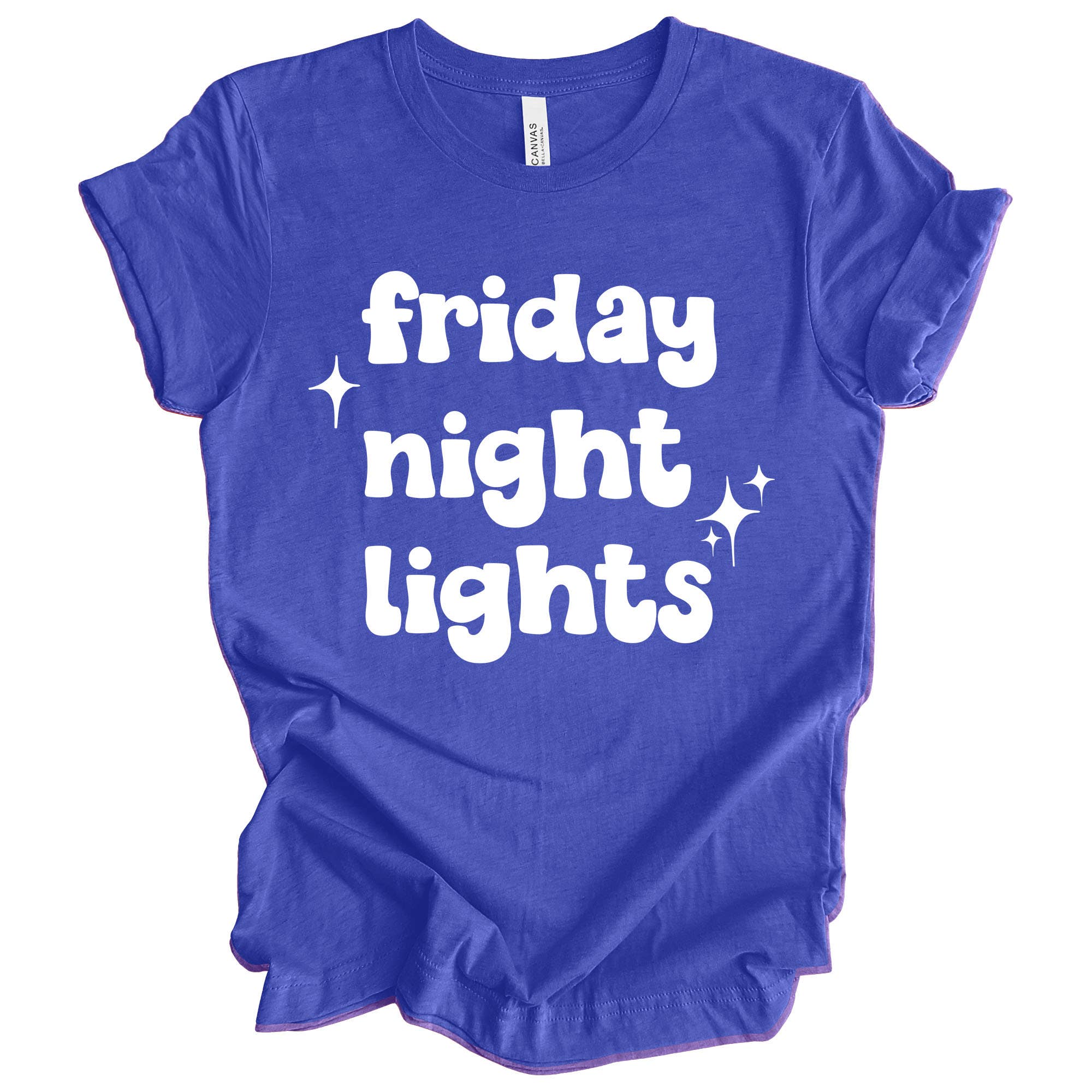 Friday Night Lights Tee-Royal Blue