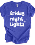Friday Night Lights Tee-Royal Blue