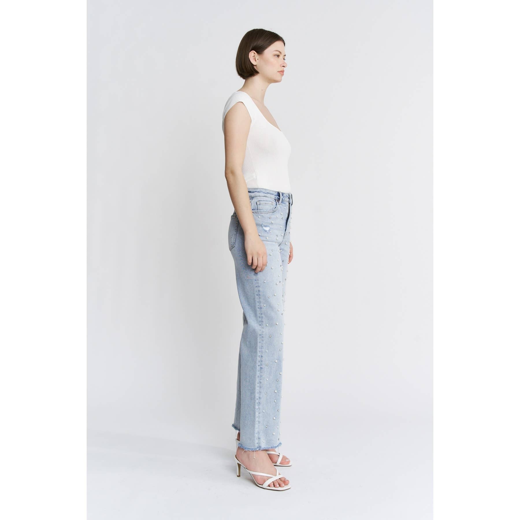 Runway Ready Wide Leg Jeans