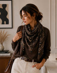 Western Trail Square Bandana-Cafe