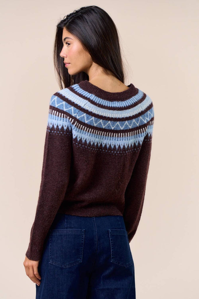Snow Blast Patterned Sweater