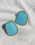 Remy Statement Earrings-Blue