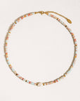 Swank Boho Beaded Pearl Necklace