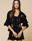 Western Luxe Embroidered Top